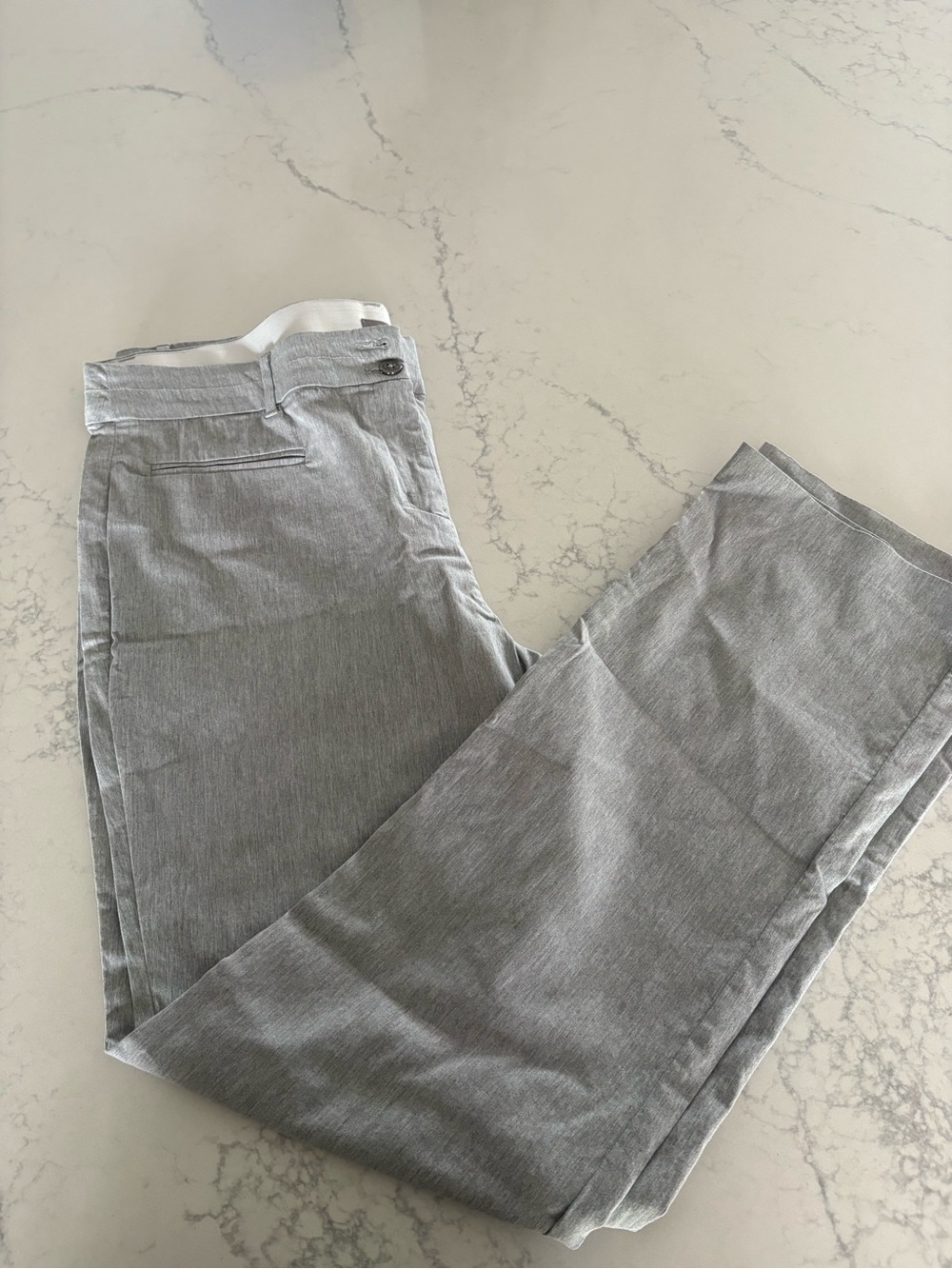 Maurices Light Gray Womens Dress Trousers